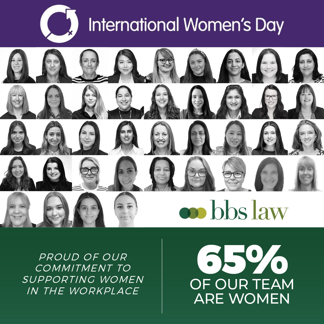 BBS Law are proud of our commitment to supporting women in the workplace.